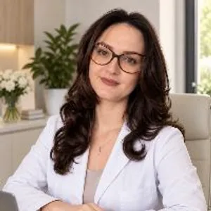 Fotografia de profil a Dr. Ioana Buculei