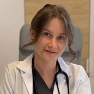 Fotografia de profil a Dr. Maria Calmis